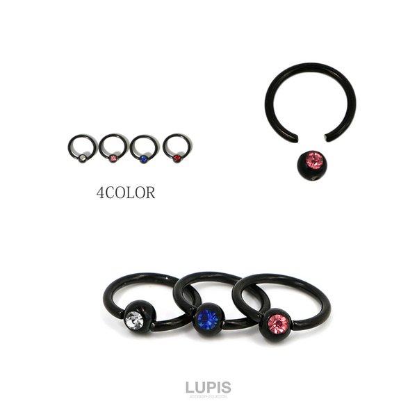 LUPIS（ルピス） ボディピアス 14G キャプティブビーズリング