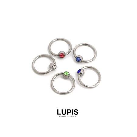 ルビルビ様 リクエスト 10点 まとめ商品 ピアス LUPIS（ルピス） ボディピアス 16G キャプティブビーズリング CBR 軟骨