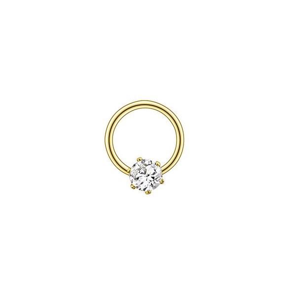 LUPIS（ルピス） ボディピアス シームレスリング 20G キュービック