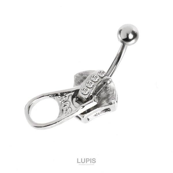 ボディピアス バナナバーベル へそピアス 14G ジッパー ジップ ルピス LUPIS｜lupis｜03