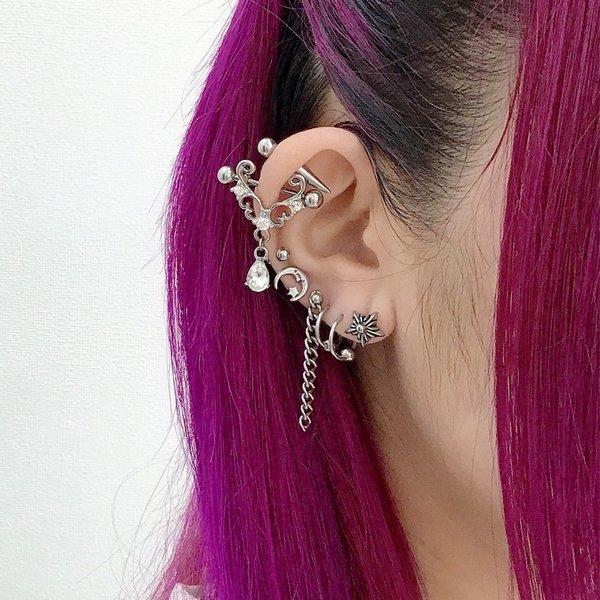 LUPIS（ルピス） ボディピアス 16G ストレートバーベル スター