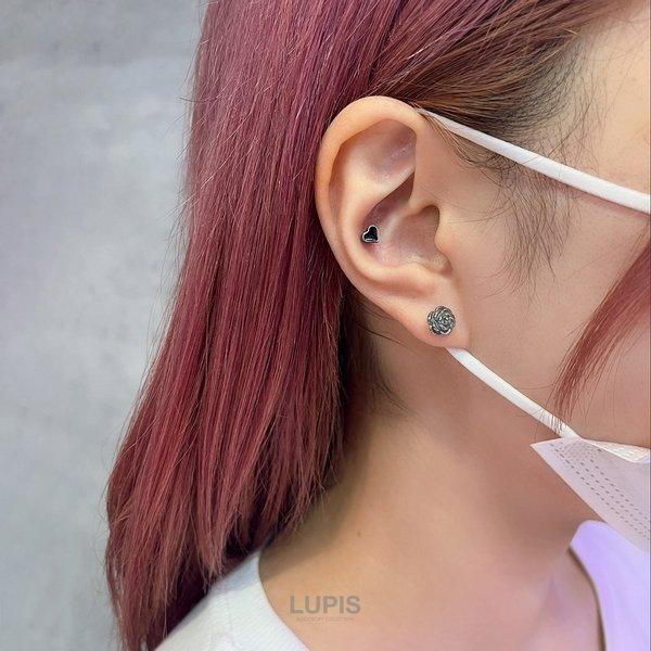 LUPIS（ルピス） ボディピアス 16G ストレートバーベル フラワー
