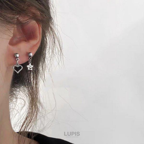 LUPIS（ルピス） ボディピアス 18G ストレートバーベル チャーム