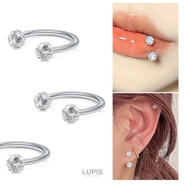 LUPIS（ルピス） ボディピアス サーキュラーバーベル 16G 16ゲージ
