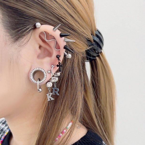 LUPIS（ルピス） ボディピアス 14G バナナバーベル へそピアス