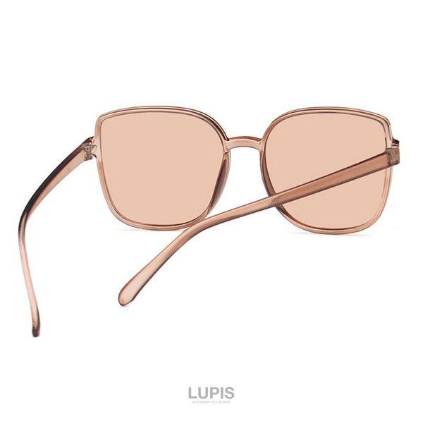 Ｌｕｚ　サングラス　　LSさん専用 LUPIS（ルピス） サングラス レディース スクエア クリア ブラウン
