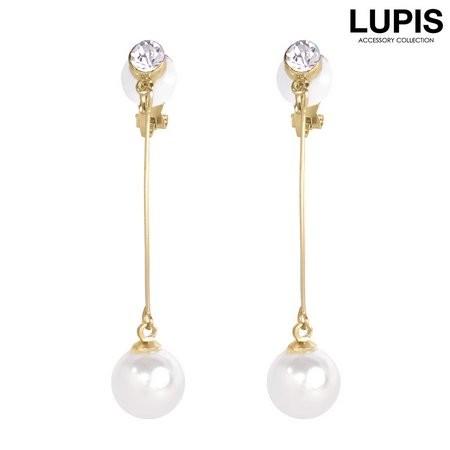 LUPIS（ルピス） イヤリング パール 大ぶり 揺れる ゴールド 上品 大人
