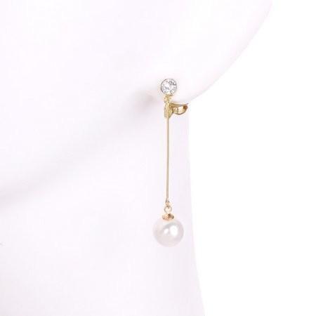 LUPIS（ルピス） イヤリング パール 大ぶり 揺れる ゴールド 上品 大人