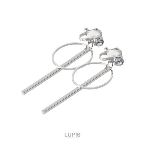 LUPIS（ルピス） イヤリング 大ぶり 揺れる クリップ レディース