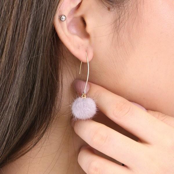 LUPIS（ルピス） ピアス レディース ファー アメリカンピアス ファー