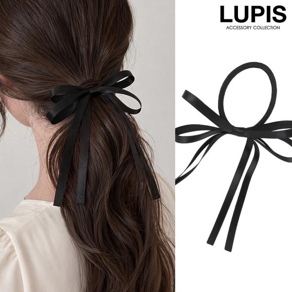 LUPIS（ルピス） ヘアゴム ヘアアクセサリー リボン 細リボン シンプル