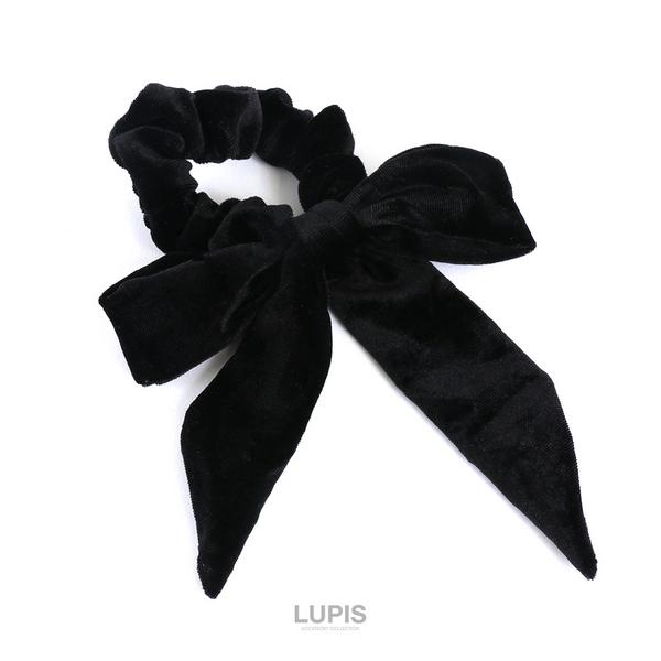 LUPIS（ルピス） シュシュ リボンシュシュ ヘアアクセサリー 大きめ