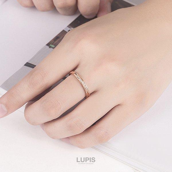 LUPIS（ルピス） 指輪 リング レディース キュービックジルコニア 18K