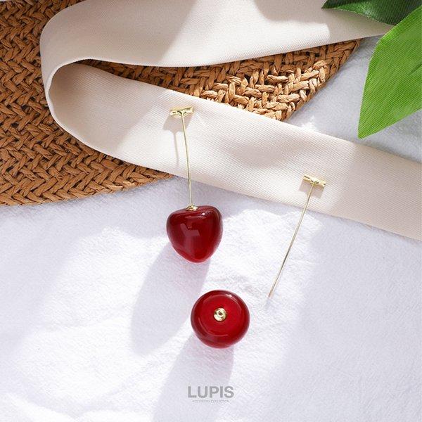 LUPIS（ルピス） ピアス レディース さくらんぼ チェリー リアル