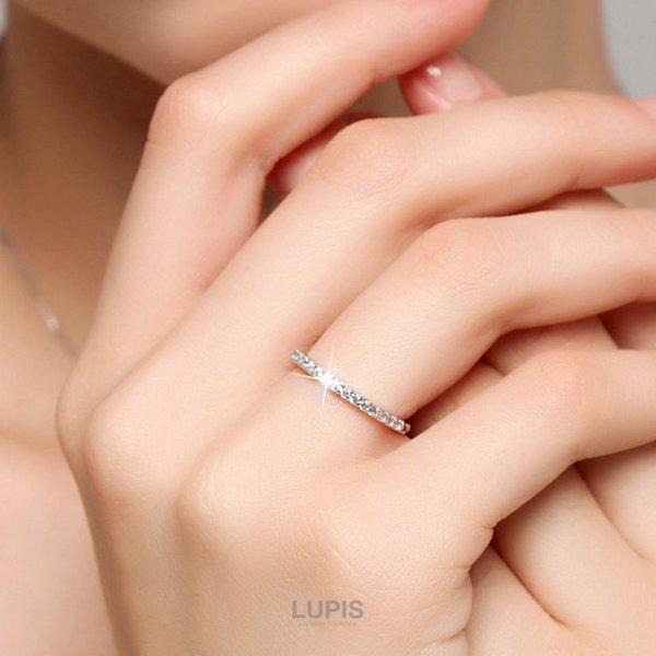 LUPIS（ルピス） 指輪 リング レディース ハーフエタニティ ストーン