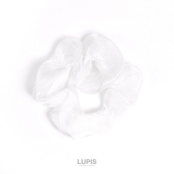 シュシュ ヘアアクセサリー シアー オーガンジー キラキラ ブラック ホワイト ルピス LUPIS :v1079:LUPIS Yahoo!店 - 通販  - Yahoo!ショッピング