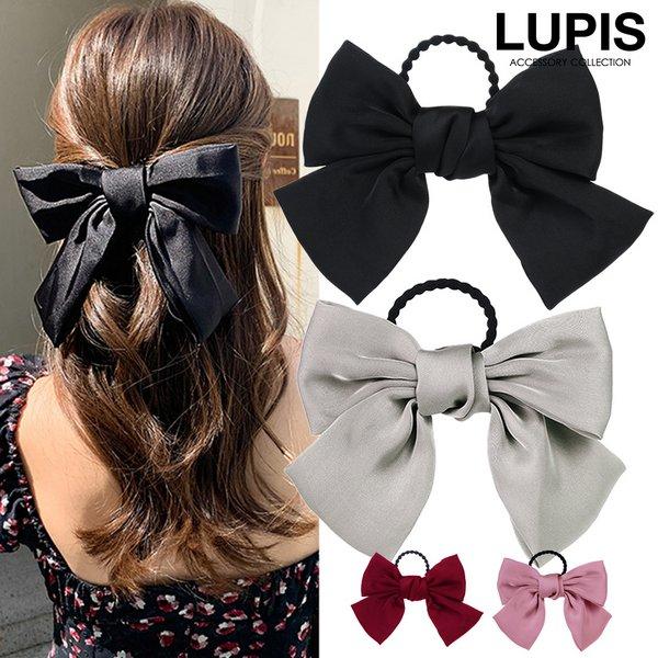 48・ハンドメイド♡ヘアゴム ヘアアクセサリー リボン LUPIS（ルピス） ヘアゴム ヘアアクセサリー リボン BIGリボン