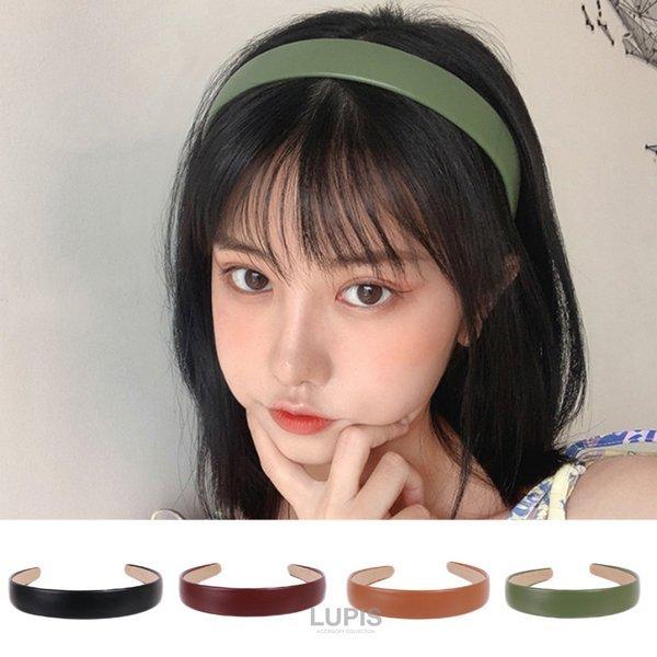 カチューシャ 太め ワイド レザー ヘアアクセサリー ヘアアレンジ おしゃれ 大人 かわいい ルピス V11 Lupis Yahoo 店 通販 Yahoo ショッピング
