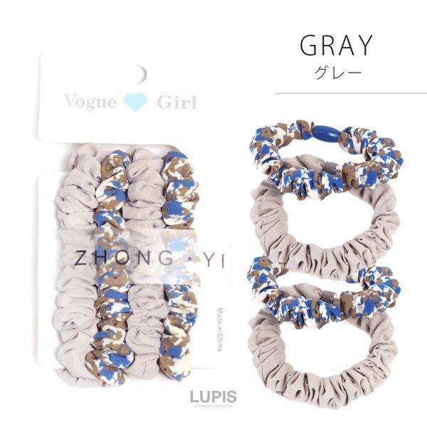 ヘアアクセサリー ヘアゴム セット シュシュ くしゅくしゅ フラワー くすみカラー かわいい おしゃれ ルピス lupis | LUPIS | 05
