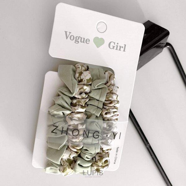 ヘアアクセサリー ヘアゴム セット シュシュ くしゅくしゅ フラワー くすみカラー かわいい おしゃれ ルピス lupis | LUPIS | 12