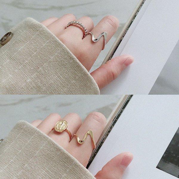 LUPIS（ルピス） 指輪 リング レディース ウェーブ シェブロン S925