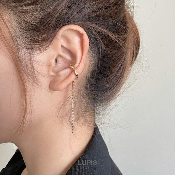 LUPIS（ルピス） イヤーカフ チェーン ツイスト ひねり メタル