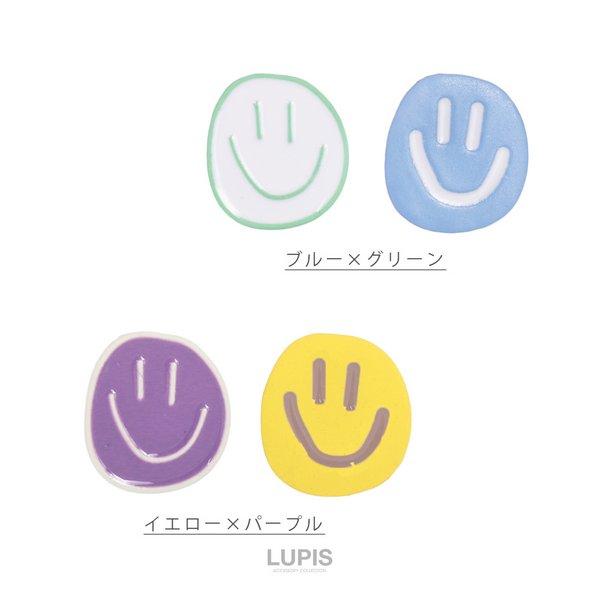 LUPIS（ルピス） ピアス レディース スマイル 手書き かわいい