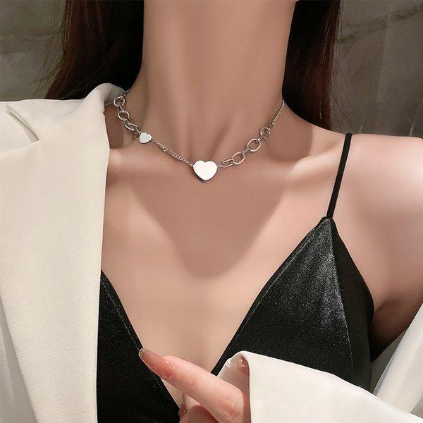 LUPIS ネックレス レディース ハートプレート ハート チェーン