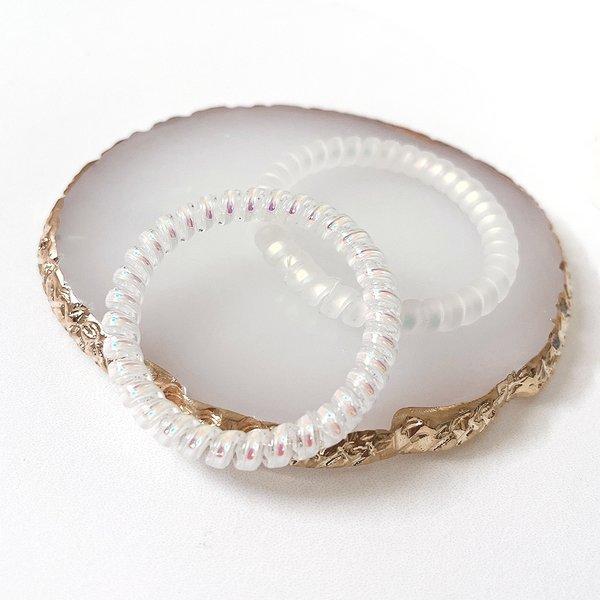 LUPIS（ルピス） ヘアゴム スプリングヘアゴム コイルヘアゴム 跡の