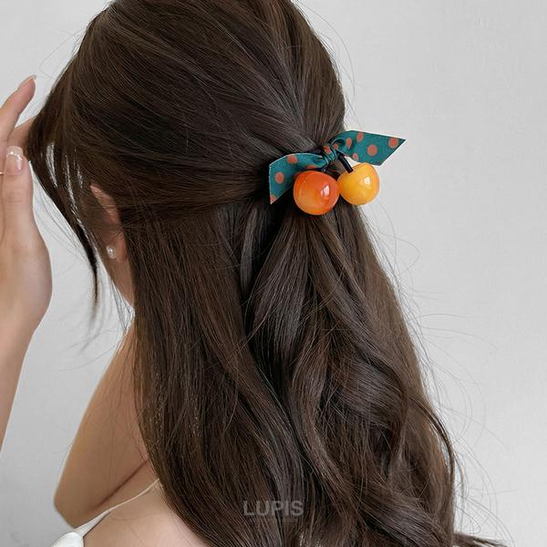 LUPIS（ルピス） ヘアゴム ヘアアクセサリー チェリー リアルチェリー