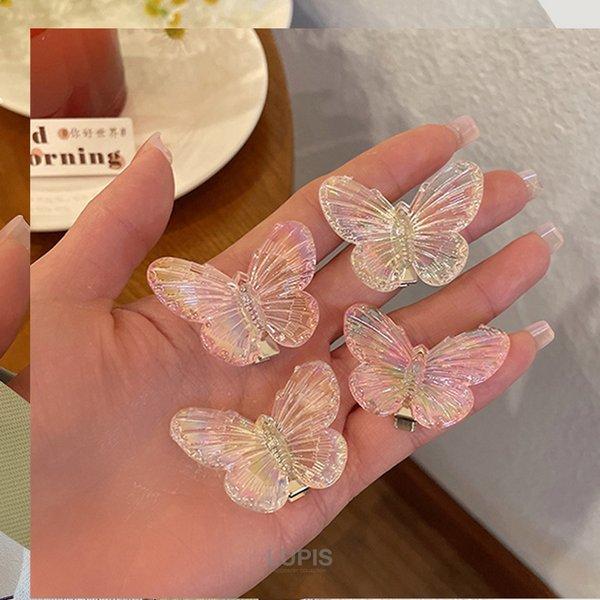 LUPIS（ルピス） ヘアクリップ ヘアアクセサリー バタフライ 蝶々