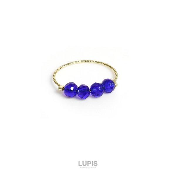 LUPIS（ルピス） 指輪 リング レディース ビーズ ワイヤーリング 華奢