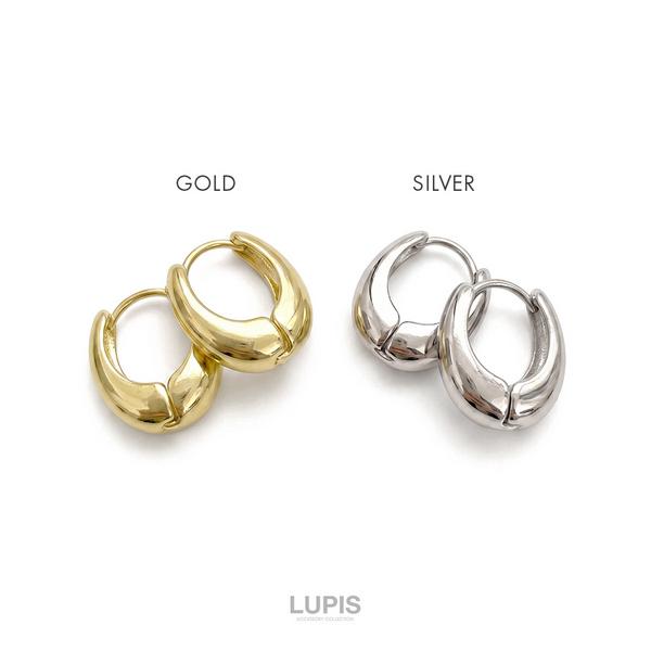 LUPIS（ルピス） ピアス レディース メタル フープピアス シンプル