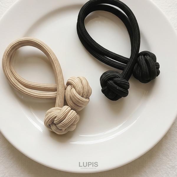 ルビルビ様 オーダーヘアゴム LUPIS（ルピス） ヘアアクセサリー ヘアゴム ノット 結び目 ポンポン