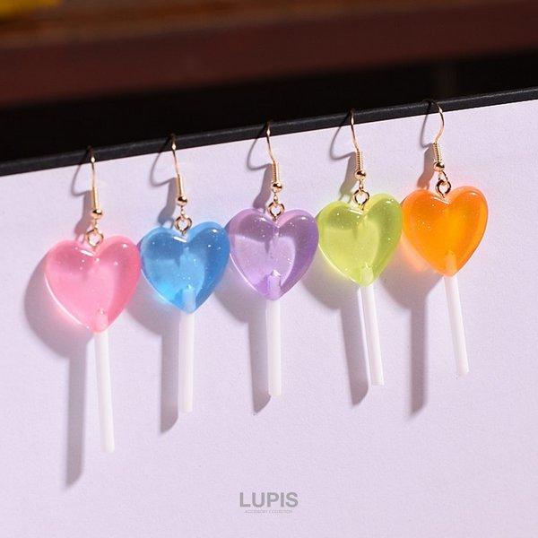 LUPIS（ルピス） ピアス レディース ハート キャンディ フック 揺れる