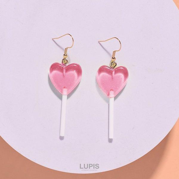 LUPIS（ルピス） ピアス レディース ハート キャンディ フック 揺れる