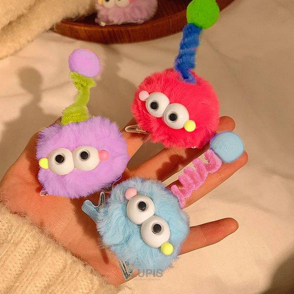 LUPIS（ルピス） ヘアアクセサリー ヘアクリップ モンスター ふわふわ