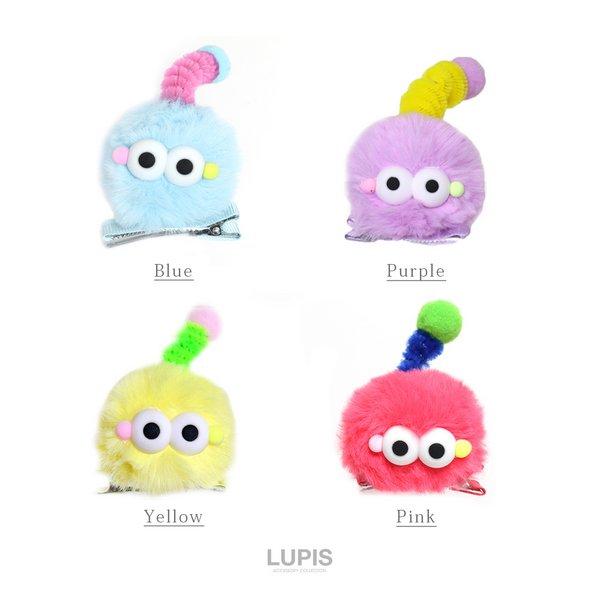LUPIS（ルピス） ヘアアクセサリー ヘアクリップ モンスター ふわふわ