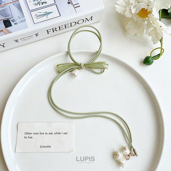 LUPIS（ルピス） ヘアゴム ヘアアクセサリー すずらん フラワー リボン