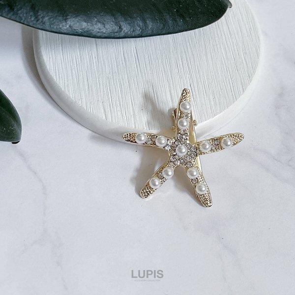 LUPIS（ルピス） ヘアアクセサリー ヘアクリップ スターフィッシュ