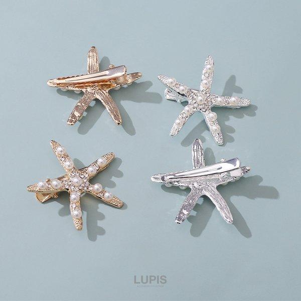 LUPIS（ルピス） ヘアアクセサリー ヘアクリップ スターフィッシュ