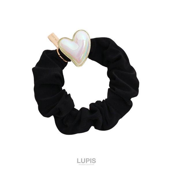 LUPIS（ルピス） ヘアアクセサリー シュシュ ヘアゴム ハート オーロラ
