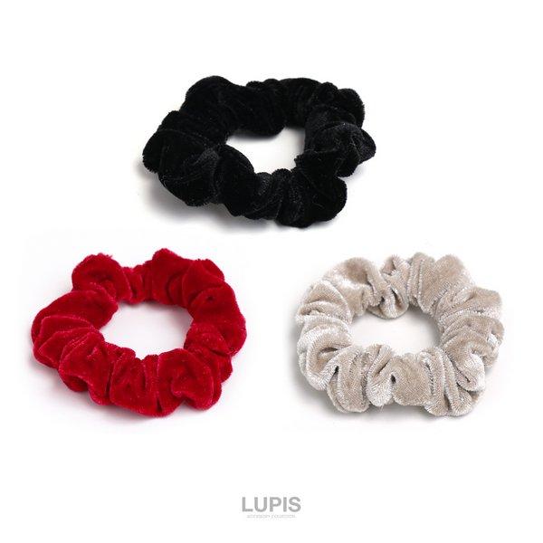LUPIS（ルピス） ヘアアクセサリー ヘアゴム シュシュ ベロア調