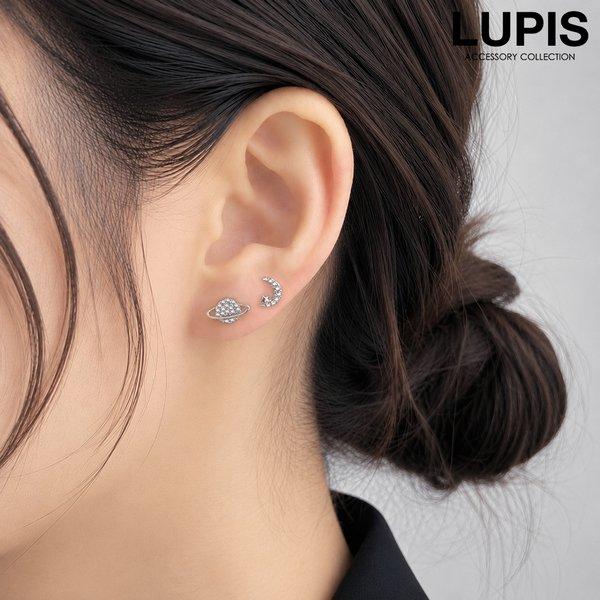 LUPIS（ルピス） ピアス レディース ギャラクシー 惑星 三日月 ムーン