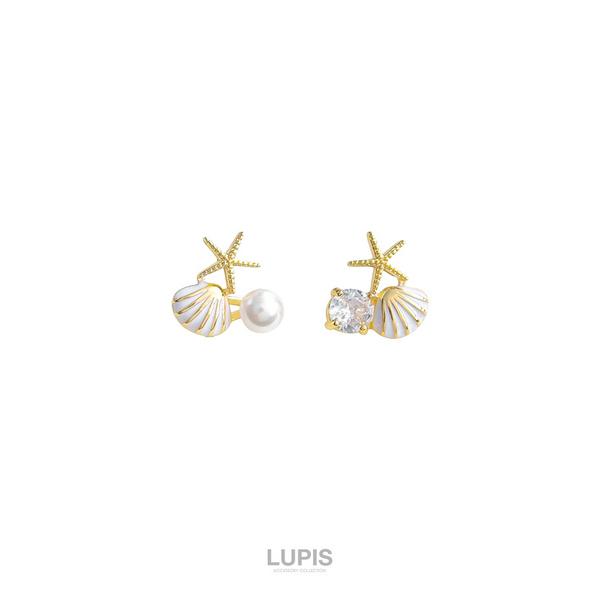 LUPIS（ルピス） ピアス レディース シェル スターフィッシュ パール
