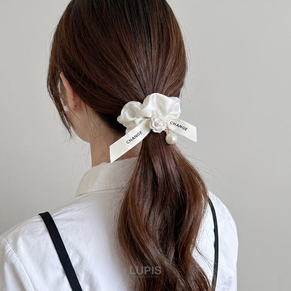 LUPIS（ルピス） ヘアアクセサリー ヘアゴム シュシュ フラワー