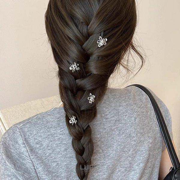 LUPIS（ルピス） ヘアアクセサリー ヘアクリップ フラワー メタル