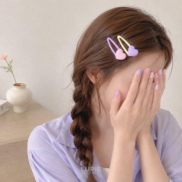 LUPIS（ルピス） ヘアアクセサリー ヘアピン パッチンピン ハート バイ
