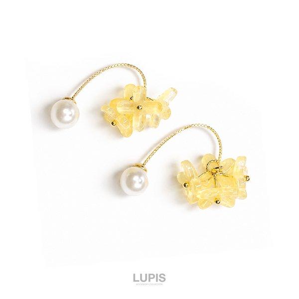 LUPIS（ルピス） ピアス レディース フラワー ブーケ パール かわいい