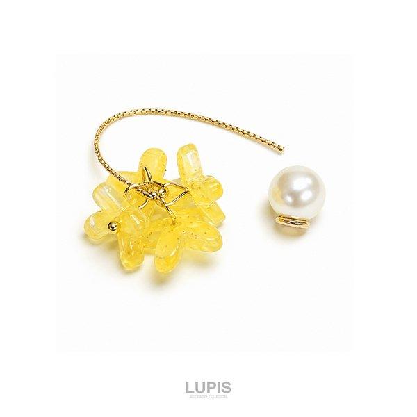 LUPIS（ルピス） ピアス レディース フラワー ブーケ パール かわいい